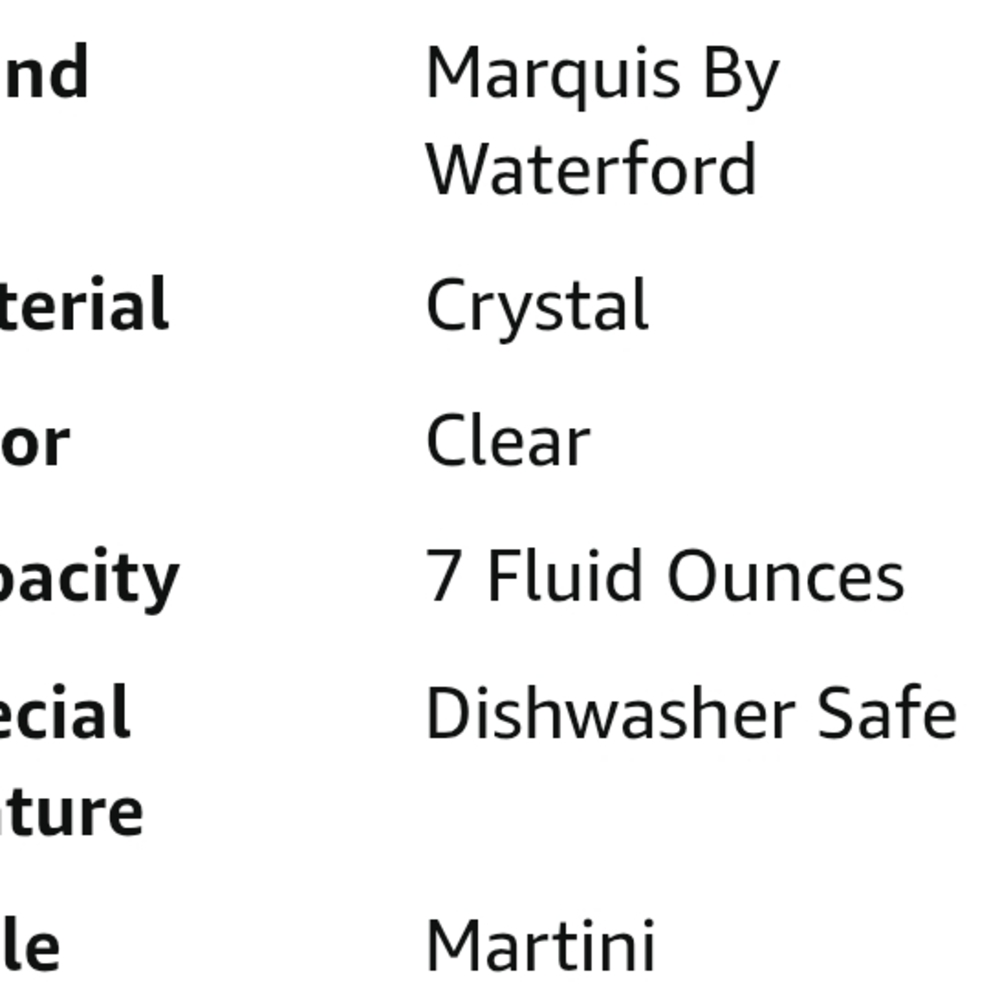 Marquis By Waterford Clear Martini Glasses - Picture 3 of 7